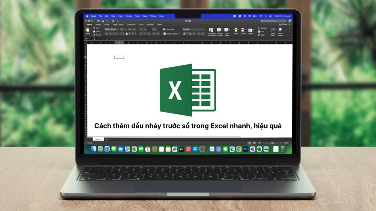 Cách thêm dấu nháy trước số trong Excel nhanh, hiệu quả
